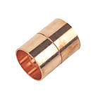 Flomasta  Copper End Feed Equal Couplers 22mm 10 Pack