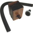 FloPlast  Square Rainwater Diverter Brown