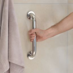 Glomma Straight Household Grab Rail Polished Chrome 300mm