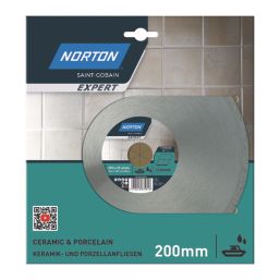 Norton Expert 70184633252 Multi-Material Diamond Blade 200mm x 25.4mm