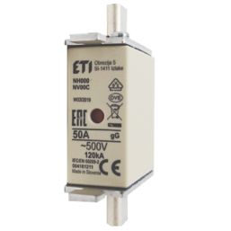 Garo Ceramic Body 00C Neozed Ceramic Fuse 50A gG 3 Pack