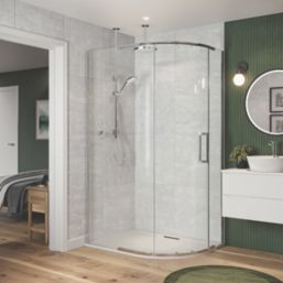 Mira Mode Dual Gravity-Pumped Ceiling-Fed Chrome Thermostatic Digital Mixer Shower