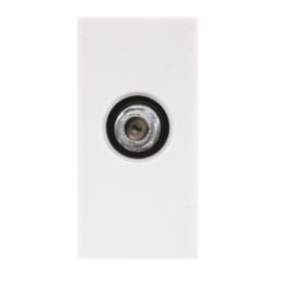 LAP  Modular F-Type Satellite Socket White