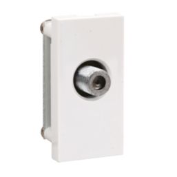 LAP  Modular F-Type Satellite Socket White