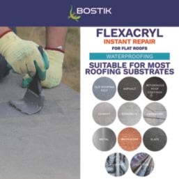Bostik Flexacryl Roof Repair Compound Grey 5kg
