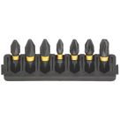 DEWALT Flextorq 6.35mm Hex Shank Mixed Screwdriver Bits 7 Pieces