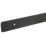 Unika Worktop Edging End Cap Matt Black 630mm x 40mm