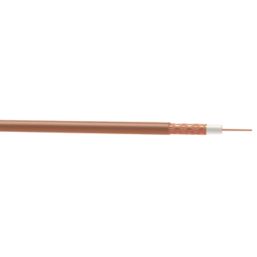 Time GT100 Brown 1-Core Round Coaxial Cable 50m Drum