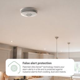 FireAngel  FA8620BW-R Battery Interlinked Smart Smoke Alarm