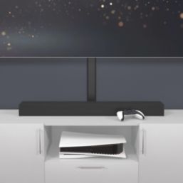 D-Line PVC Black TV Cable Cover 60mm x 15mm x 1m