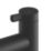 Swirl Bonda Black 120mm Standard Lever 2 Tap Holes Basin Pillar Tap