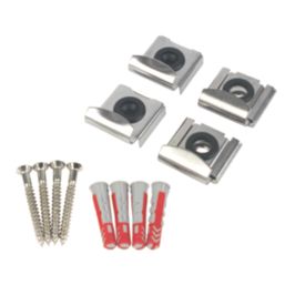 Fischer Concealed Mirror Fixing Kit 6mm x 30mm Silver
