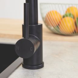 ETAL Grande  Multiuse Kitchen Mixer Tap Matt Black Finish