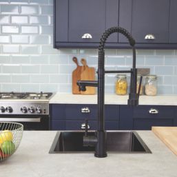 ETAL Grande  Multiuse Kitchen Mixer Tap Matt Black Finish