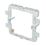 Hager Sollysta WMGF2 2-Module Grid Frame