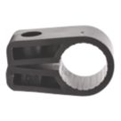 Vimark Black Round CC6 Cable Cleats 12.6mm - 15.2mm 25 Pack