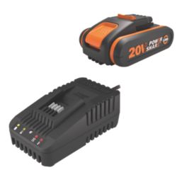 Worx  WG163E.2 20V 1 x 2.0Ah Li-Ion PowerShare  Cordless Grass Trimmer / Edger