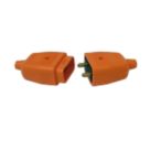 Masterplug NC102O 10A 2-Pin Connector Orange