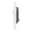 Hager Sollysta WMPS11 10AX 1-Gang 1-Way Light Switch  White