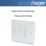 Hager Sollysta WMPS11 10AX 1-Gang 1-Way Light Switch  White
