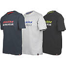 Dickies Rutland Short Sleeve T-Shirt Set Assorted Colours Medium 37.8" Chest 3 Pieces