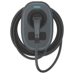 Sync Energy Wall Charger 2 1 Port 7.4kW  Mode 3 Type 2 Plug Smart Tethered EV Charger Grey