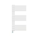 Flomasta 900mm x 500mm 1364BTU White Flat Electric Towel Radiator