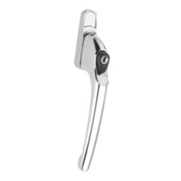 Smith & Locke Left & Right-Handed  Espagnolette Window Handle Matt Chrome 10 Pack
