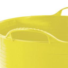 Red Gorilla  Polyethylene Tub Yellow 38Ltr