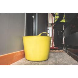 Red Gorilla  Polyethylene Tub Yellow 38Ltr