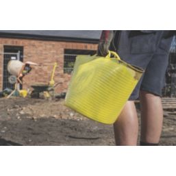 Red Gorilla  Polyethylene Tub Yellow 38Ltr