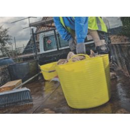 Red Gorilla  Polyethylene Tub Yellow 38Ltr