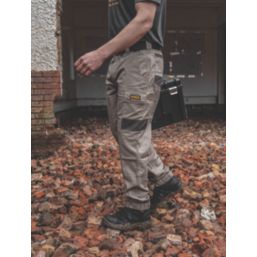 DEWALT Turlock Work Trousers Stone 32" W 31" L