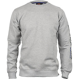 Dickies Okemo Graphic Sweatshirt Grey Melange X Large 43" Chest