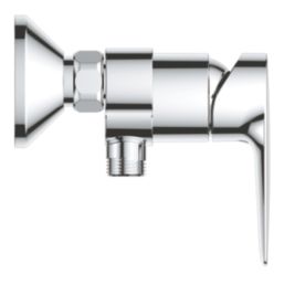 Grohe Start Edge Exposed Single Outlet Manual Chrome Wall-Mounted Shower Mixer Valve
