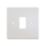 Varilight PowerGrid 1-Module Grid Faceplate White