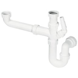 McAlpine SK1 Adjustable 1.5 Bowl Single-Appliance 1 1/2" Sink P Trap Kit