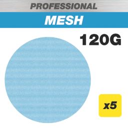 Trend Pro Mesh AB/225/120P 120 Grit Mesh Multi-Material Drywall Sanding Discs 225mm 5 Pack