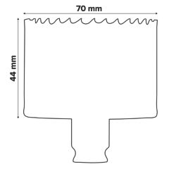 Bosch Progressor for Multi-Material Holesaw 70mm