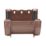 FloPlast  uPVC Square Union Bracket Brown 114mm