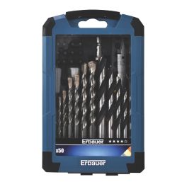 Erbauer  Multi-Material Mixed Drill Bit Set 50 Pieces