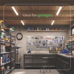 4lite Advantage Single 4ft LED IP20 Batten Light 36W 4900lm 220-240V