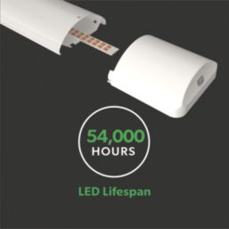 4lite Advantage Single 4ft LED IP20 Batten Light 36W 4900lm 220-240V