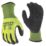 Stanley Hi-Vis Gripper Gloves Yellow Large
