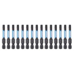 Erbauer  1/4" 50mm Hex Shank TX25 Screwdriver Bits 15 Pack