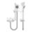 Ilovik Rear-Fed Exposed Chrome Thermostatic Shower Kit