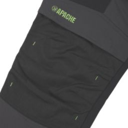 Apache Calgary Work Trousers Grey/Black 28" W 31" L