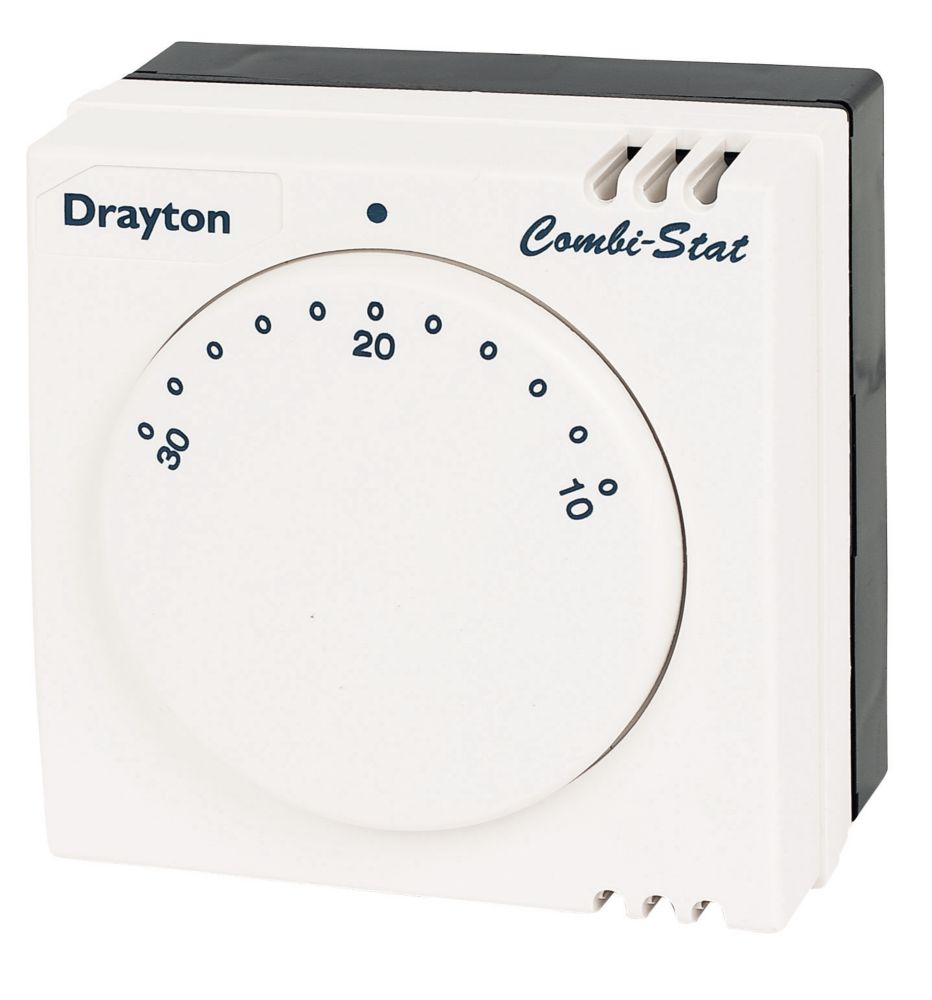 Drayton RTS8 1-Channel Wired Room Thermostat - Screwfix