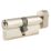 Union  6-Pin Thumbturn Euro Cylinder Lock 40-40 (80mm) Satin Nickel