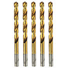 Erbauer  Round Shank Metal Drill Bits 6.5mm x 101mm 5 Pack